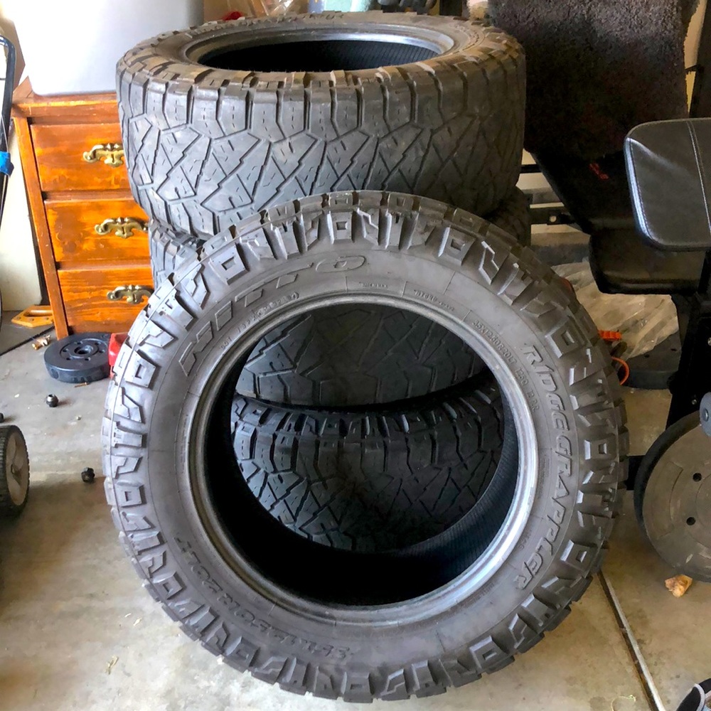 35/12.50 R20 Lt Nitto Ridge Grapplers Asking $800